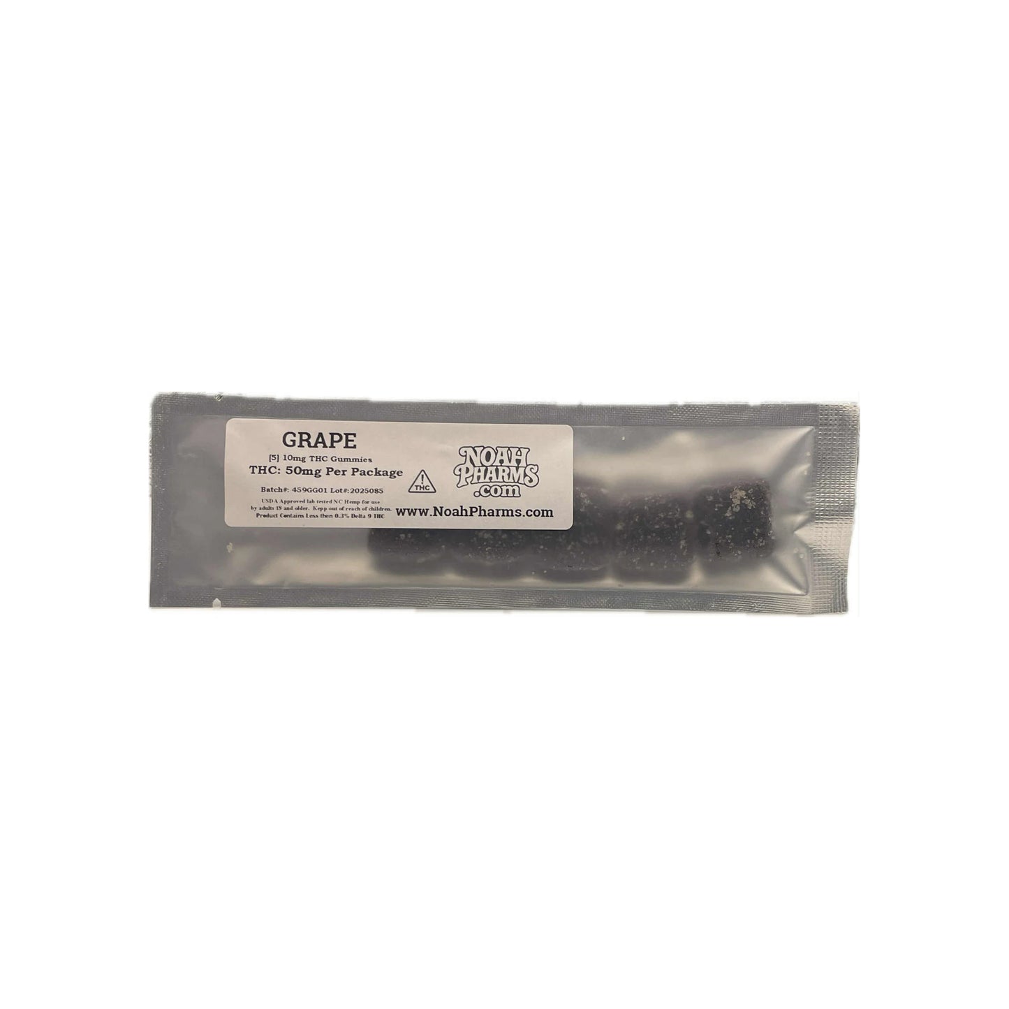 Noah Pharms Delta-9 THC Gummies (50mg Pack | 10mg Each | 5 Pieces)