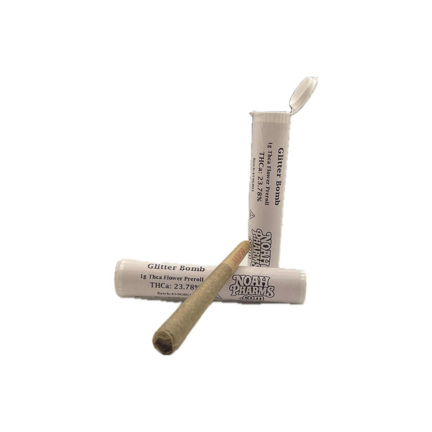 ✨ Glitter Bomb Premium Indoor Preroll 1 Gram | Whole Flower | Indica-Dominant Hybrid