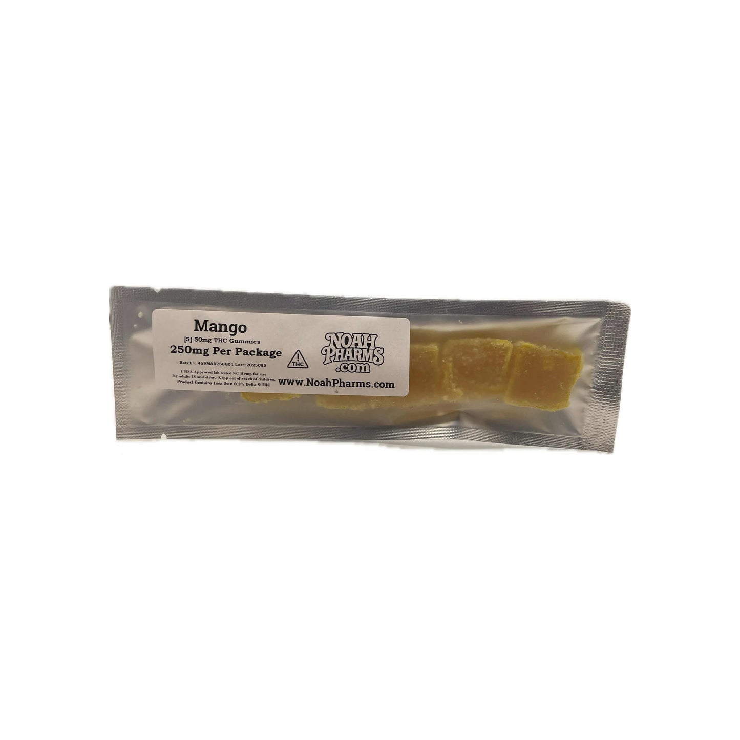 Noah Pharms Delta-9 THC Gummies  (250mg Pack | 50mg Each | 5 Pieces)