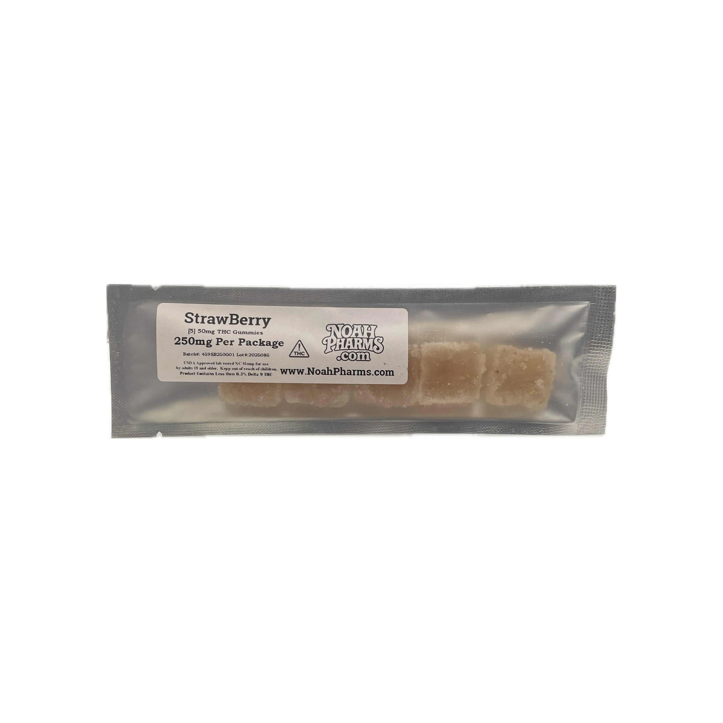 Noah Pharms Delta-9 THC Gummies  (250mg Pack | 50mg Each | 5 Pieces)