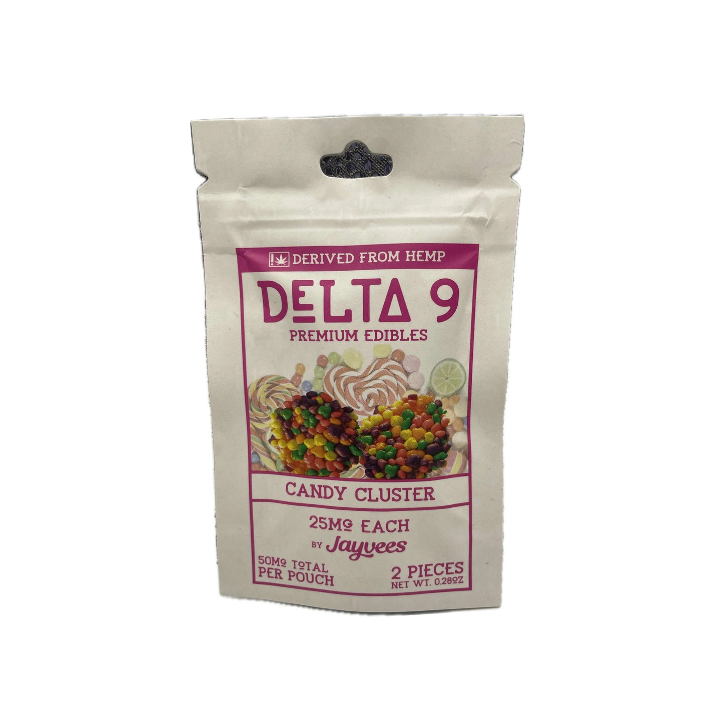 Jayvee Delta-9 Premium Edibles Candy Clusters (50mg Pack | 25mg Each | 2 Pieces)