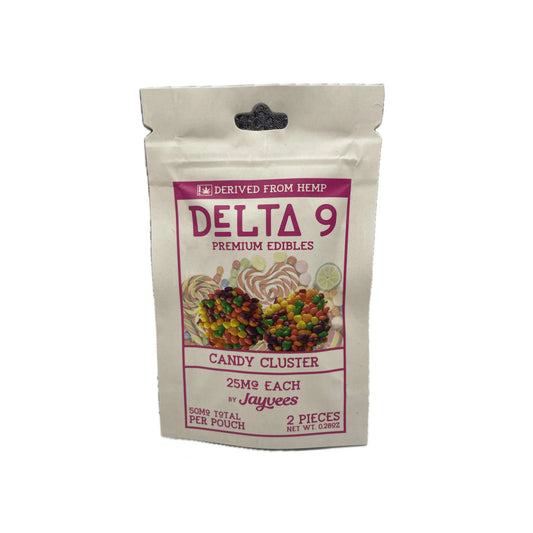 Jayvee Delta-9 Premium Edibles Candy Clusters (50mg Pack | 25mg Each | 2 Pieces)