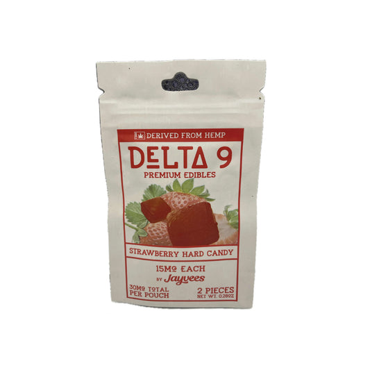 Jayvee Delta-9 Premium Edibles Hard Candy (30mg Pack | 15mg Each | 2 Pieces)