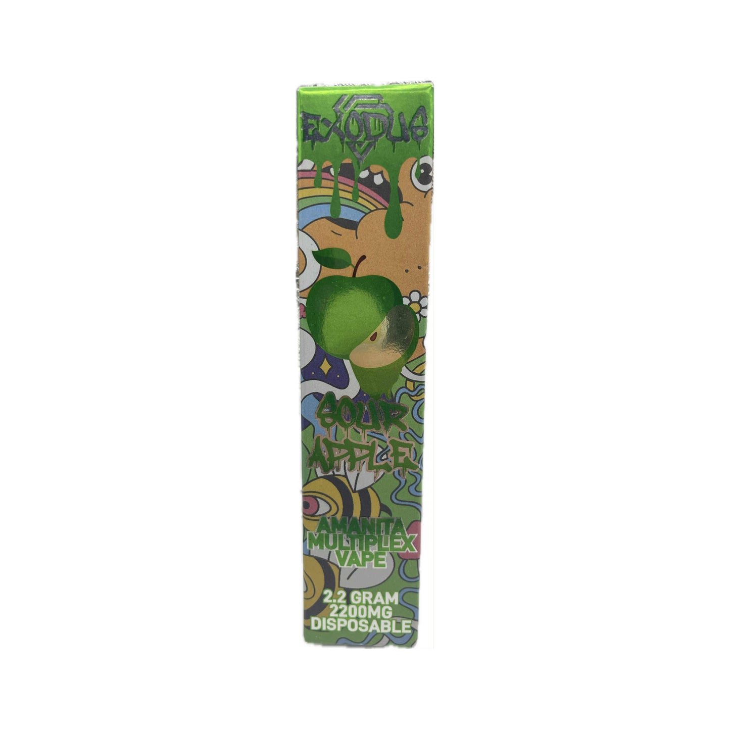 Exodus Amanita Mushroom Vape 2.2g | 2200mg | Disposable | Sour Apple