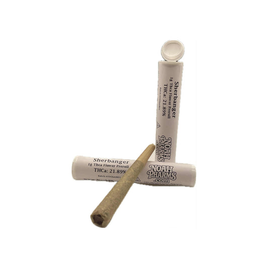 Sherbanger Premium Indoor Preroll 1 Gram | Whole Flower | No Trim, No Shake